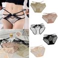 thumbnail image 3 of Gibobby Ropa interior de encaje sexy Bragas sexis de encaje para mujer, de algodón, finas, transpirables, para chicas, cintura , triángulo de cadera(C,G), 3 of 4