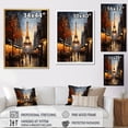 thumbnail image 4 of Designart "Elysee Paris Yellow Champ wall art" City Paris Floater Framed Canvas Print, 4 of 7