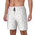 thumbnail image 2 of Uemuo Rabbit And Carrot Pattern Mens Swim Trunks Quick Dry Board Shorts with Mesh Lining, Stretch Beach Shorts Quick Dry No-Chafing Board Shorts-Medium, 2 of 9