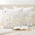thumbnail image 3 of Outdoor Pillow Covers Watercolor Country Flowers Leaves Waterproof Pillow Cases 18x18 Set of 2, Yellow Red Daisy Throw Pillow Cover Pillowcase for Patio Balcony Couch Garden, 3 of 9