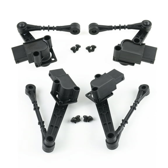 Mustrod Set of 4 Front & Rear Left   Right Air Suspension Height Sensors for Land Rover LR3 Discovery