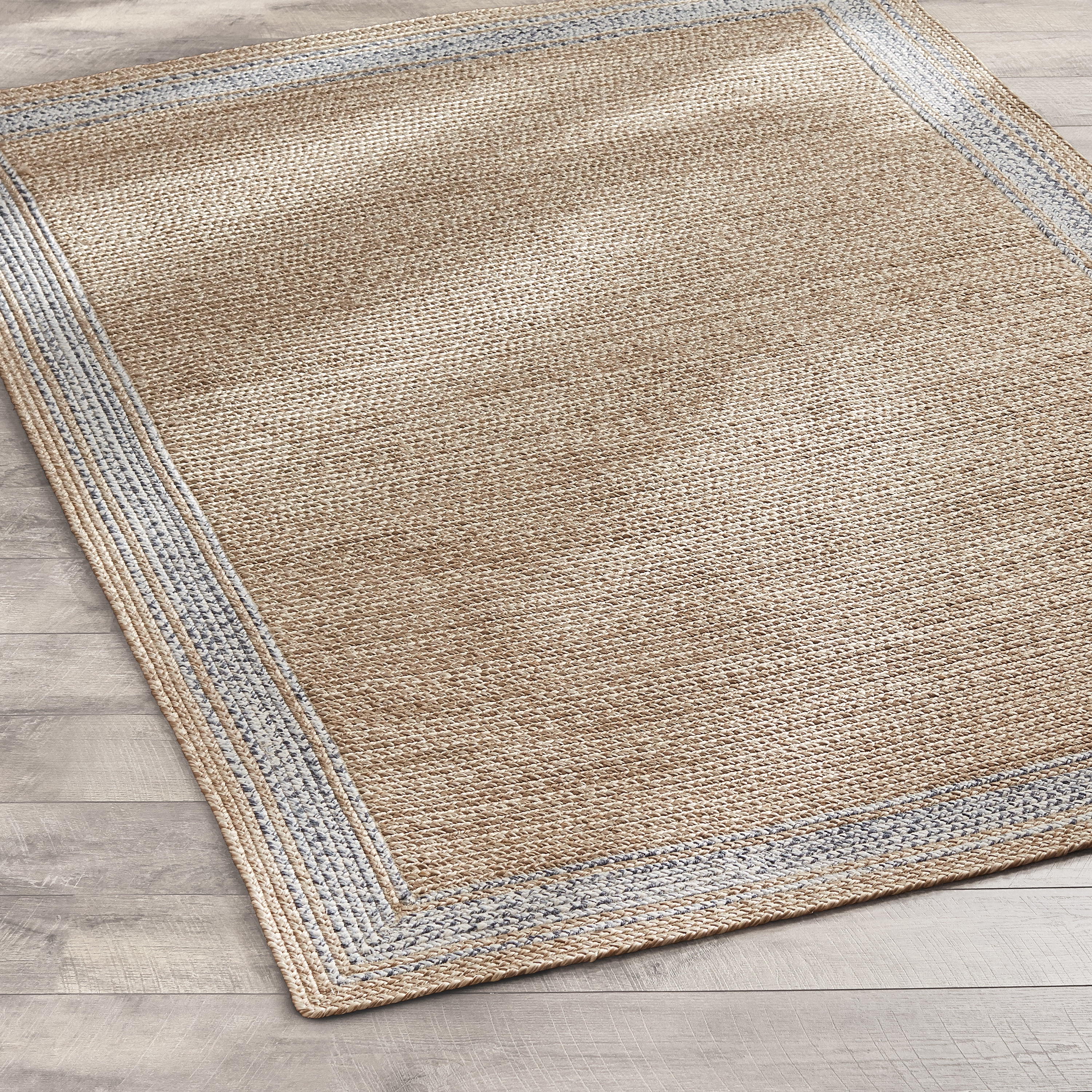 Better Homes & Gardens Denim Natural Braided Rug by Dave & Jenny Marrs, 5' x 7'