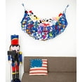 thumbnail image 2 of Stuffed Animal Storage Hanging Net or Hammock for Stuffed Animals Handmade Toy Hammock Plush Toy Hammock Organizer (Blue), 2 of 5