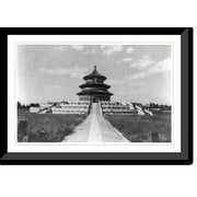 Historic Framed Print, [China - Peking: Temple of Heaven (full front)], 17-7/8" x 21-7/8"