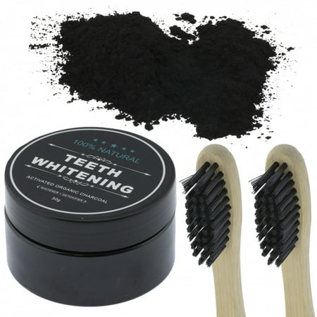 Organic Coconut Activated Charcoal Toothbrushes & Natural Teeth Whitening