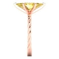 thumbnail image 3 of 2 ct Marquise Cut Natural Citrine Solitaire Engagement Ring for Women in 18K Rose Gold, 3 of 5