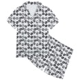 thumbnail image 3 of MIASHUI Pyjama Boutonné 2 Pcs Garçon Fille Imprimé de Pâques pour Enfants, Gris Clair, 4-5 Ans, 3 of 5