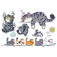 thumbnail image 2 of asddcavvf Scratch Cat Car Stickers Cute Cat Car Stickers and Stickers Cat Bumper Stickers Funny Vehicle Window Stickers Car Stickers Kids Valentines Stickers Night Kids Sticker Cute Sticker Book, 2 of 3