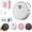 White, variant on 2026 New Mini Car Robot Vacuum Cleaner, Compact 3 in 1 Rechargeable Sweeping & Mopping Robot for Home and Car, Smart Auto Cleaning for Pet Hair, Dust, Hard Floors, Carpet, Desk