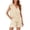 Beige, variant on Two Piece Short Sets for Women Sleeveless Matching Lounge Set V Neck Tops and Drawstring Shorts Summer Outfits