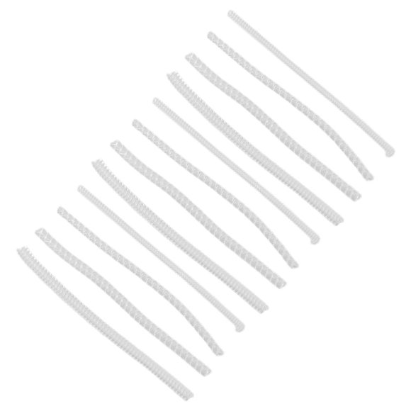 Minkissy 12-Pcs Ring Spacer Tool Transparent PU Rings Adjusting Tool Women Special Occasions