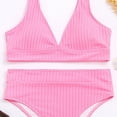 thumbnail image 6 of Utoimkio Bikini Sets for Women High Waisted Two Piece Swimsuits V Neck Twist Front Adjustable Spaghetti Straps Bathing Suit for Women, 6 of 6
