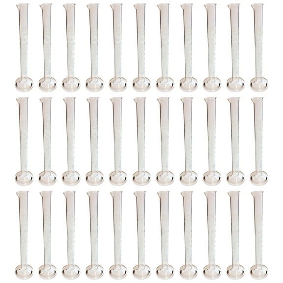Cylinder Double Scale Borosilicate Glass 10ml Capacity.  Pack 32.