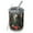 Red Mushroom Gnome, variant on 12oz Coffee Tumblers Red Mushroom Grass Black Pattern Stainless Steel Vacuum Insulated Travel Tumbler Coffee Cups Mug with Lid and Straw with Cleaning Brush for Cold & Hot Drinks