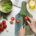 thumbnail image 3 of Hunting Cutting Board, Roe Deer Male Capreolus Western European Wildlife Fauna Flora Meadow Field Grass, Tempered Glass Cutting and Serving Board, Wine Bottle Shape, Multicolor, by Ambesonne, 3 of 5