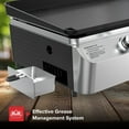 thumbnail image 3 of Nexgrill 2-Burner Propane Gas Tabletop Griddle, 19,000 BTUs, 323 SQ In, Stainless Steel Control Panel, Small Portable Propane Griddle for Outdoor Cooking, Camping, BBQs, and More - 820-0061, 3 of 7