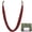wine, variant on Bocar Long Multi Strand Handmade Beaded Statement Necklace with Gift Box, White, 40 inches, Women (NK_10407_black)