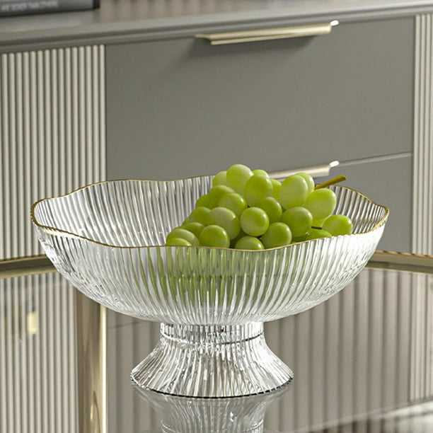 Frutero con escurridor de agua, plato de fruta con base de plástico, frutero con orificio de drenaje y base desmontable, plato de fruta con base de drenaje desmontable, resistente y duradero