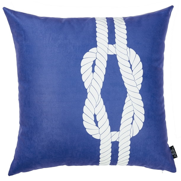 18"x18" Nautica Knot Decorative Throw Pillow Cover Printed Walmart