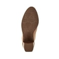 thumbnail image 2 of Melrose Ave Women's Vegan Suede Back Zip Block Heel Bootie, 2 of 6