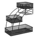 thumbnail image 1 of Cesta de frutas, organizador de cocina, cesta para verduras, pan, aperitivos, cuenco para almacenar frutas Negro, 1 of 8