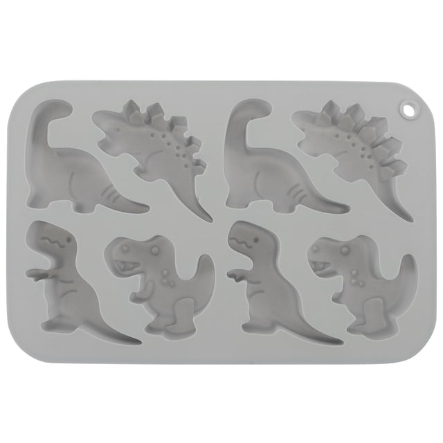 Moldes de silicona de dinosaurio Bandeja para hornear Herramienta de horneado de bricolaje para postre de pastel de chocolate