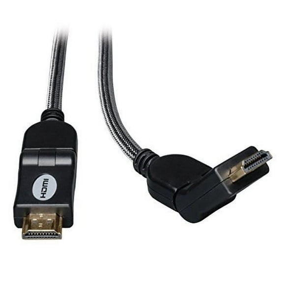 Tripp Lite High Speed HDMI Cable with Swivel Connectors, Ultra HD 4K x 2K, Digital Video with Audio (M/M), 10-ft. (P568-010-SW)