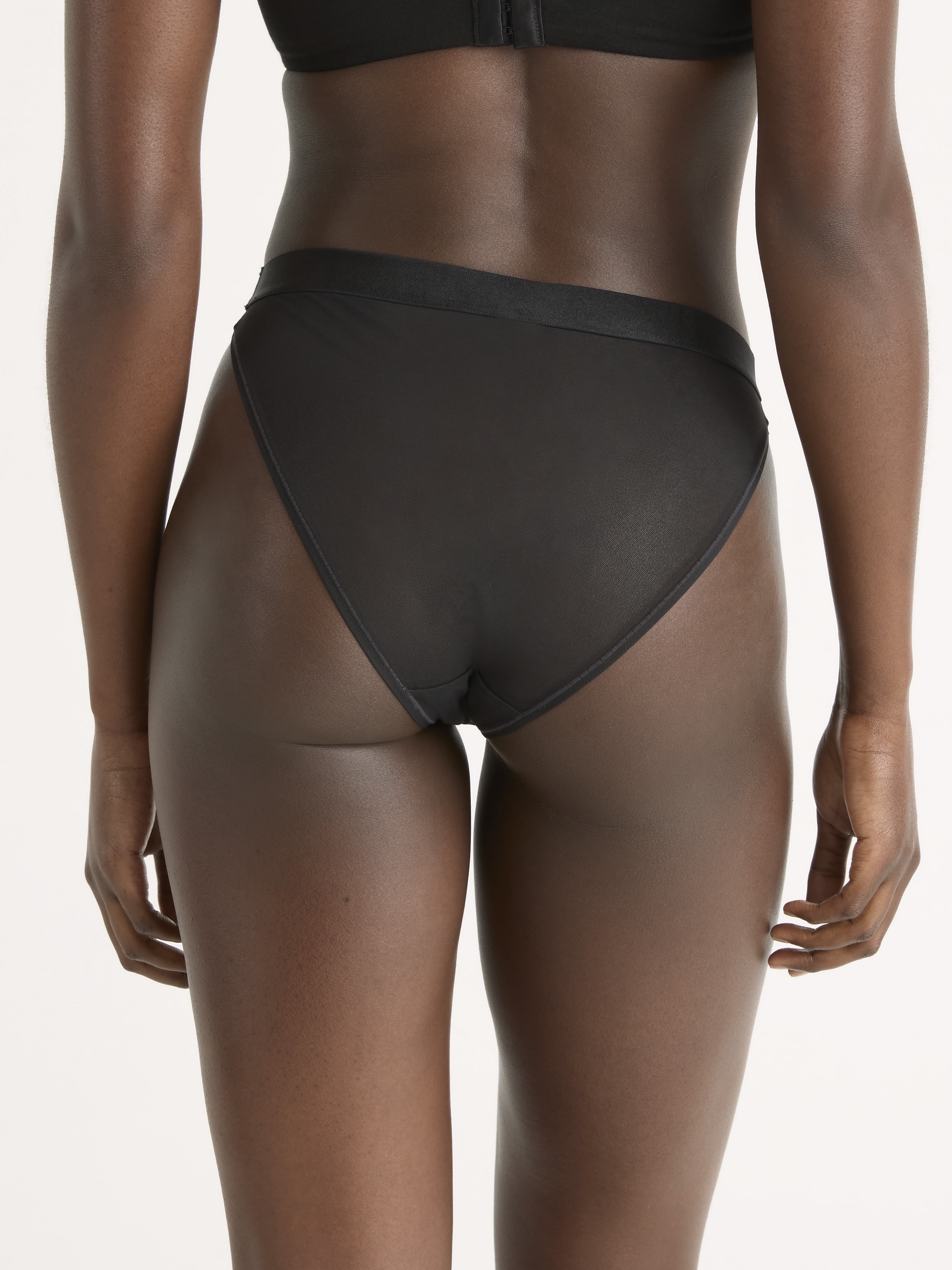 Joyspun Women's Space and Mesh Cheeky Panties, 2-Pack, Sizes XS-3XL