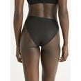 thumbnail image 2 of Joyspun Women's Space and Mesh Cheeky Panties, 2-Pack, Sizes XS-3XL, 2 of 5