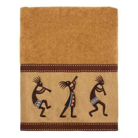 Avanti Kokopelli Hand Towel in Nutmeg