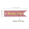 thumbnail image 5 of Inkdotpot Pack Of 100 Thank You Bridal Shower Favor Paper Tags Craft Real Gold Foil Hang Tags, 5 of 6