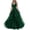 A-Green149, variant on Women's Floral Lace Maxi Dress Spaghetti Strap Tulle Flowy Wedding Long Gown