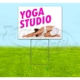 thumbnail image 1 of Yoga Studio (18" x 24") Yard Sign, Includes Metal Step Stake, 1 of 6