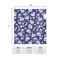thumbnail image 4 of Yiaed Skull crystal flower Print Mailbox Covers, Magnetic Mailbox Cover, Mail Box Covers for Garden Outdoor Decor Box Covers-25.5x21 in, 4 of 8