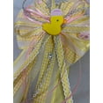 thumbnail image 3 of Charmed Cute Yellow Ducky Mommy to Be Corsage for Baby Shower; It's a Girl; Yellow with Pink, 3 of 3
