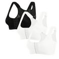 thumbnail image 2 of Bvxeep 3PC Plus Size Wireless Sports Bra, 2 of 9