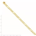 thumbnail image 2 of FB Jewels 14K Yellow Gold 6mm Hand-polished Fancy Link Bracelet, 2 of 2