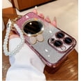 thumbnail image 6 of New with Lens Film Glitter Phone case, Cute Girl, with or Without Lanyard, can be Used as a Makeup Mirror, for iPhone 15 14 13 12 11 Pro Max Plus Phone Case (P7,iPhone 14 Pro Max), 6 of 8