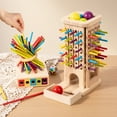 thumbnail image 4 of ChicYu Educational Building Blocks Stacking Toy Early Education Wooden Toy Stacking Blocks Toy Helps Balances Skills Hand Eye Coordination and Problem, 4 of 5