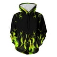 thumbnail image 2 of Hoodies for Men Y2k Tie-Dye Pullover Hoodies Drawstring Long Sleeve Casual Sweatshirt Jacket with Pockets XXXL, 2 of 9