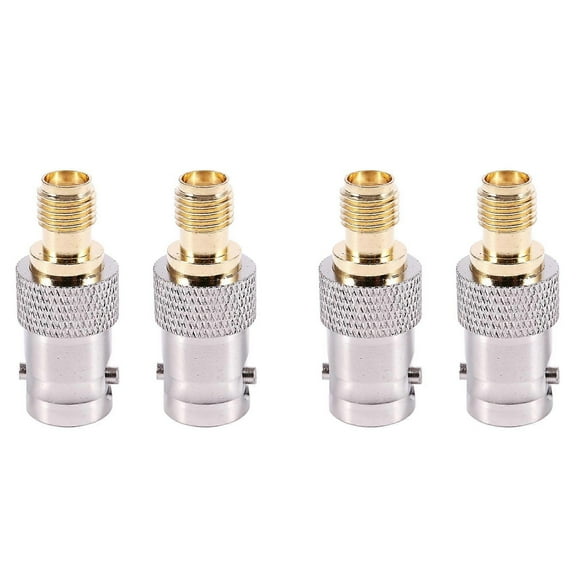 4X F / F RF SMA Female to BNC Female Adapter Antenna Cable RFB-1142