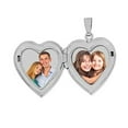 thumbnail image 2 of 14k White Gold "I Love You" Heart Locket - 3/4 Inch X 3/4 Inch, 2 of 2