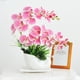 thumbnail image 3 of Orquídea artificial Moyic en maceta impermeable rosa, 3 of 6