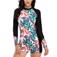 thumbnail image 1 of BeautyIn Maillots de Bain à Manches Longues pour Femmes Rash Guard UV UPF 50+, 1 of 7