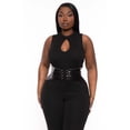 thumbnail image 4 of Plus Size Waist Snatcher Jumpsuit - Black, 4 of 5