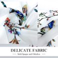 thumbnail image 5 of Floral Birds White British Style Fabric Shower Curtain 72x72 inches with 12 Hooks Shower Curtain Butterfly Fabric Bathroom Curtain Washable Quick-Drying, 5 of 6