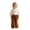 Coffee, variant on Ticikt Kids Corduroy Pants, Elastic Waist Solid Color Loose Wide‑Leg Trousers, Casual Straight Bottoms for Boys Girls,Blue