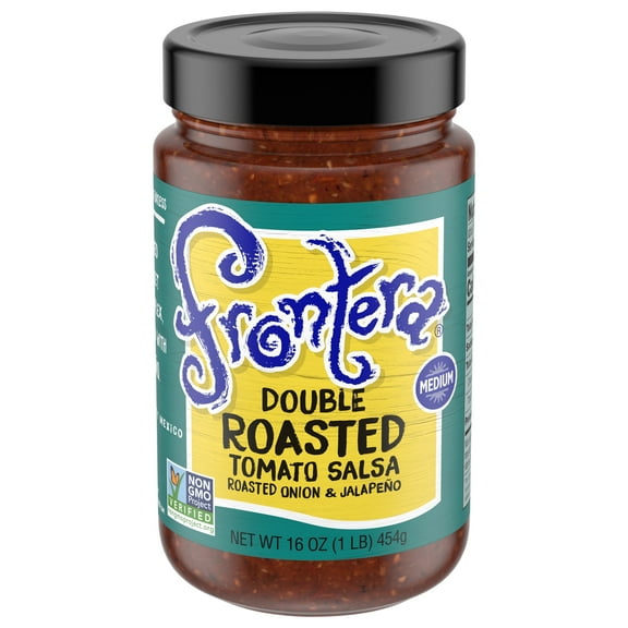 Frontera Salsa Double Roasted Tomato 16 oz (Pack of 6)