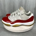thumbnail image 3 of Ni - ke Ni - ke Air Jordan 11 Retro Low Cherry Red White Mens 8.5 Sneakers 2016 528895-102, 3 of 5