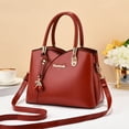 thumbnail image 2 of Stylago Handbags and Purses for Women with Cherry Pendant Leather Crossbody Tote Bags Multiple Compartments Shoulder Satchel Red, 2 of 5